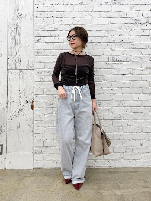 フロッキーバックシャンカットソー（Tシャツ/カットソー）｜Whim