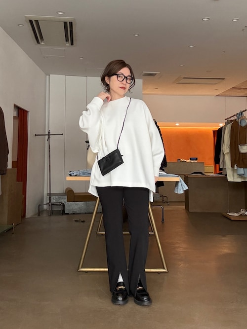 フロントスリットパンツ（スラックス）｜Whim Gazette（ウィムガゼット