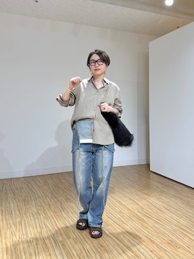 「アイテム（つなぎ/オールインワン）」を使った、wg_sato(Whim Gazette AOYAMA)さん（レディース・156cm）の秋コーディネート