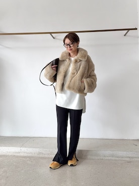 「アイテム（その他アウター）」を使った、wg_sato(Whim Gazette AOYAMA)さん（レディース・156cm）の秋コーディネート
