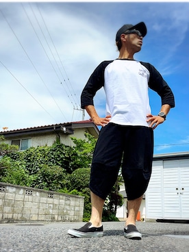 「Vicci（ビッチ）のアイテム」を使った、Daiさん（メンズ・180cm）の夏コーディネート