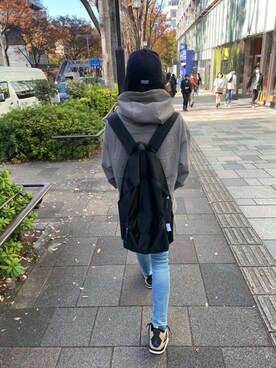 バックパック リュックを使った 表参道 の人気ファッションコーディネート Wear