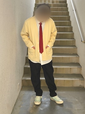「Port（ポート）のアイテム（フォーマルスーツ/小物）」を使った、Qちゃんさん（メンズ・157cm）の春コーディネート