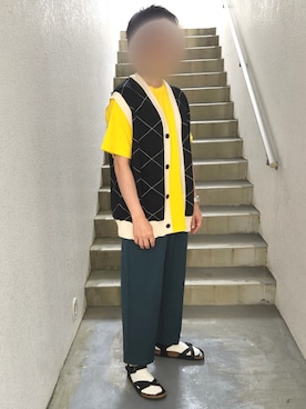 Qちゃんさん（メンズ・157cm）の夏コーディネート