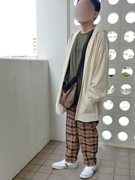 「COMME　CA COMMUNE（コムサコミューン）のアイテム」を使った、Qちゃんさん（メンズ・157cm）の秋コーディネート