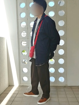 Qちゃんさん（メンズ・157cm）の冬コーディネート