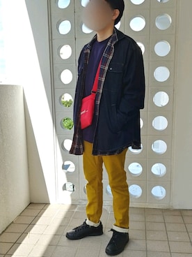 Qちゃんさん（メンズ・157cm）の冬コーディネート