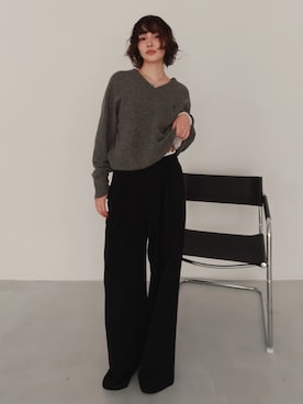 「callautia（カラウティア）のアイテム」を使った、mizota yayoiさん（レディース・162cm）の冬コーディネート