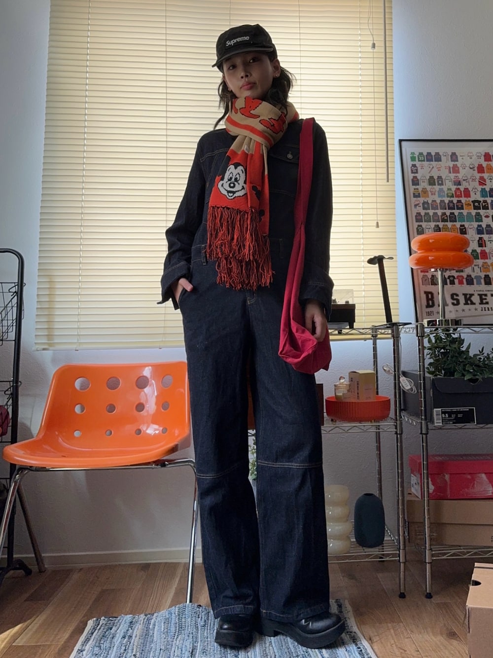 リメイク つなぎ 雅結 鯉 家紋 オールインワン 天駆ける鳳凰オールインワンツナギ 絡繰魂 231006 刺繍 和柄