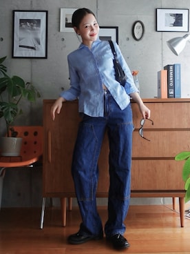 「CHARLES & KEITH（チャールズ & キース）のアイテム」を使った、mizota yayoiさん（レディース・163cm）の春コーディネート