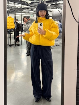 「duei（デュイ）のアイテム」を使った、mizota yayoiさん（レディース・162cm）の冬コーディネート