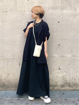 「CONVERSE（コンバース）の【WEB限定】【CONVERSE/コンバース】オールスター リフテッド HI（スニーカー）」を使った、ponnuさん（レディース・154cm）の春コーディネート