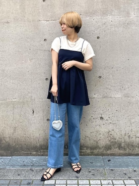 ponnuさん（レディース・154cm）の春コーディネート