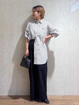 「PEANUTS（ピーナッツ）のアイテム」を使った、ponnuさん（レディース・154cm）の秋コーディネート