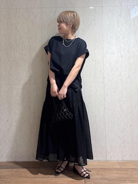 「アイテム（スカート）」を使った、ponnuさん（レディース・154cm・20代）の春コーディネート