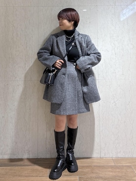 「ROPE' PICNIC（ロペピクニック）のアイテム」を使った、ponnuさん（レディース・154cm）の秋コーディネート