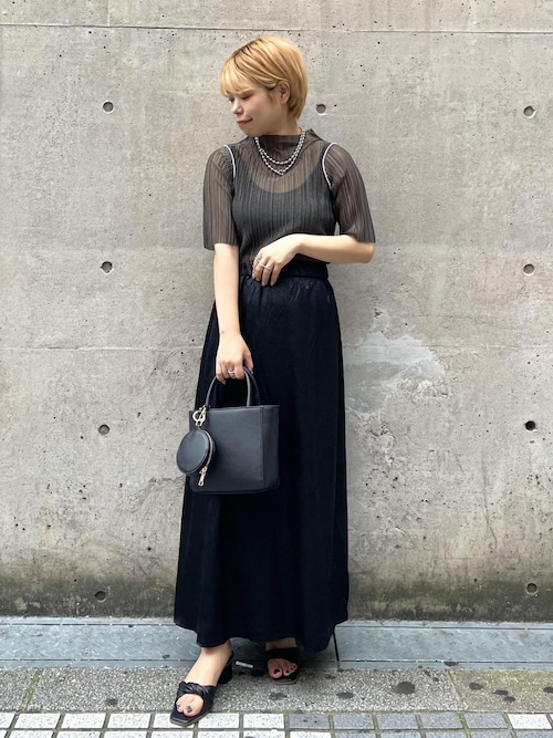 トップス the shishikui Boco open collar / NAVY – SHISHIKUI