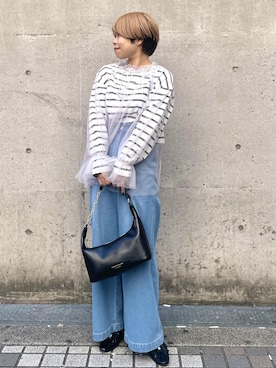 「アイテム（マウンテンパーカー）」を使った、ponnuさん（レディース・154cm・20代）の春コーディネート