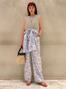 BACCA サマーリバティ コットンコンビネゾン