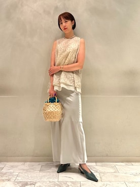 「トゥモローランド」｜Kawamura_TOMORROWLANDさん（レディース・170cm）の夏コーディネート