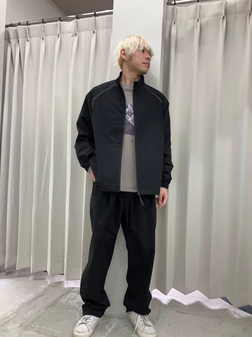 セール】『セットアップ対応』パイピングスタンドブルゾン（ブルゾン