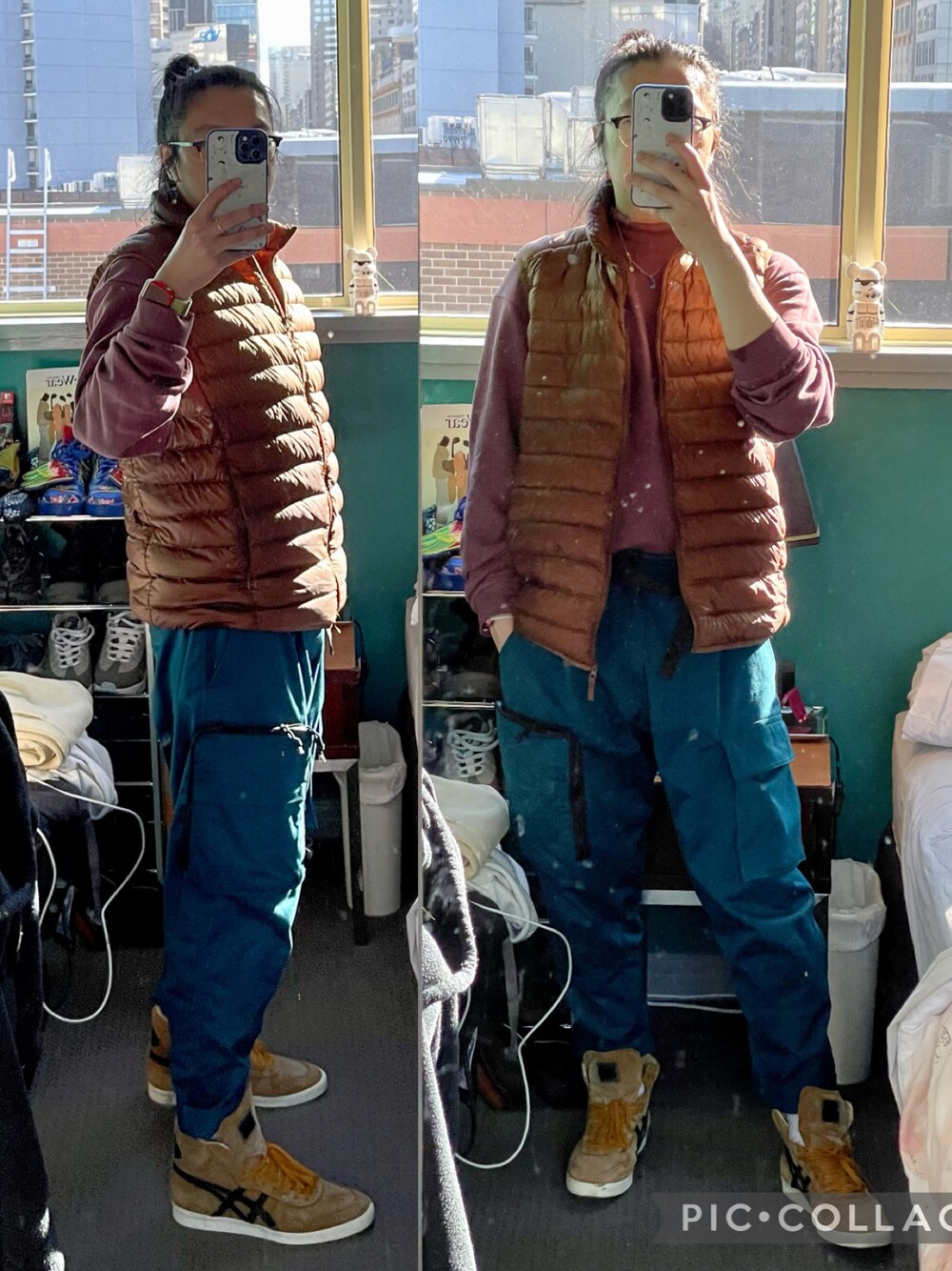 「UNIQLO U、UNIQLO、NIKEACG、asics」｜「NIKE ACGのアイテム（チノパンツ、グリーン系）」を使った、李瑞可さん（メンズ・170cm）の夏コーディネートの1枚目の写真