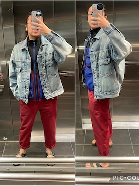 「NIKE ACG（ナイキエィシージー）のアイテム（その他アウター）」を使った、李瑞可さん（メンズ・170cm）の夏コーディネート