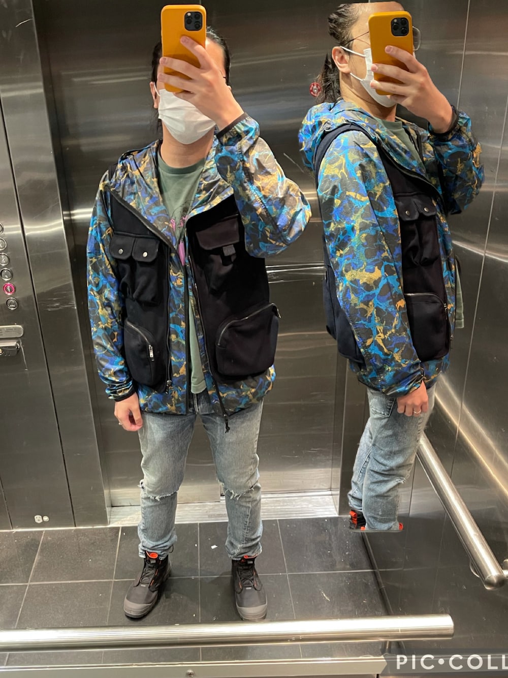 「sydney、taiwanese、fall」｜「ZARAのアイテム（ベスト、ブルー系）」を使った、李瑞可さん（メンズ・170cm）の秋コーディネートの1枚目の写真