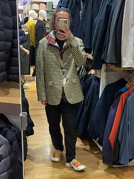 「NIKE ACG（ナイキエィシージー）のアイテム（ジャケット/アウター）」を使った、李瑞可さん（メンズ・170cm）の春コーディネート