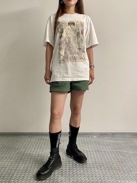 「RICHARDSON（リチャードソン）のアイテム」を使った、EZ さん（レディース・162cm）の春コーディネート