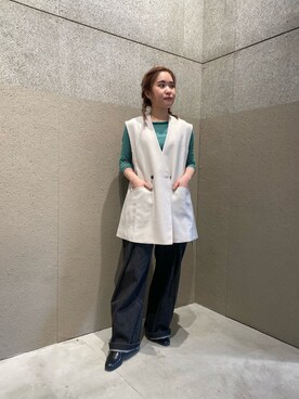 「SUPERTHANKS」｜RINAさん（レディース・153cm）の春コーディネート