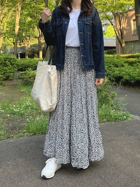 Nuuさん（レディース・158cm）の春コーディネート