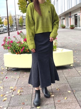 「salut!（サリュ!）のアイテム」を使った、Nuuさん（レディース・158cm）の秋コーディネート