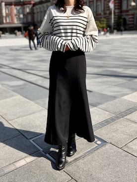 Nuuさん（レディース・158cm）の冬コーディネート