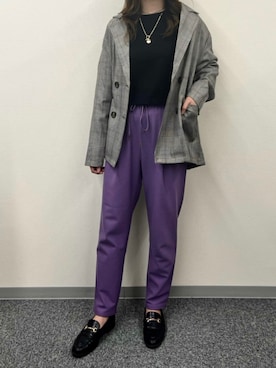 「グリーンレーベルリラクシング」｜Nuuさん（レディース・158cm）の秋コーディネート