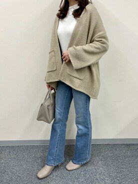 「CLATHAS（クレイサス）のアイテム」を使った、Nuuさん（レディース・158cm）の冬コーディネート