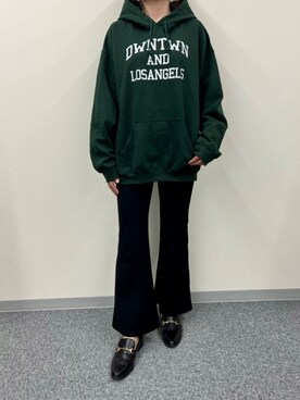 「アイテム（パーカー）」を使った、Nuuさん（レディース・158cm・20代）の冬コーディネート