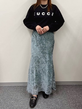 「zucca」｜「アイテム（スウェット）」を使った、Nuuさん（レディース・158cm）の秋コーディネート