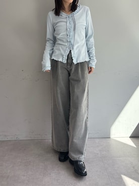 「Omekashi（オメカシ）のアイテム」を使った、Sayakaさん（レディース・161cm）の春コーディネート