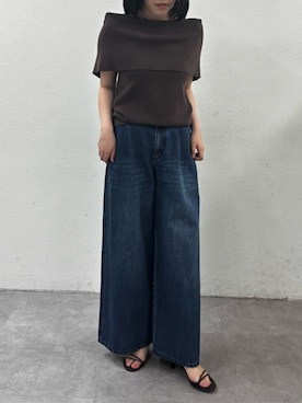 「Omekashi（オメカシ）のアイテム」を使った、Sayakaさん（レディース・161cm）の夏コーディネート