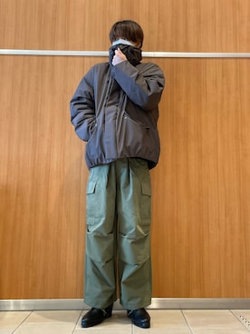 「CPCM」｜「アイテム（ジャケット/アウター）」を使った、二世さん（メンズ・177cm）の冬コーディネート