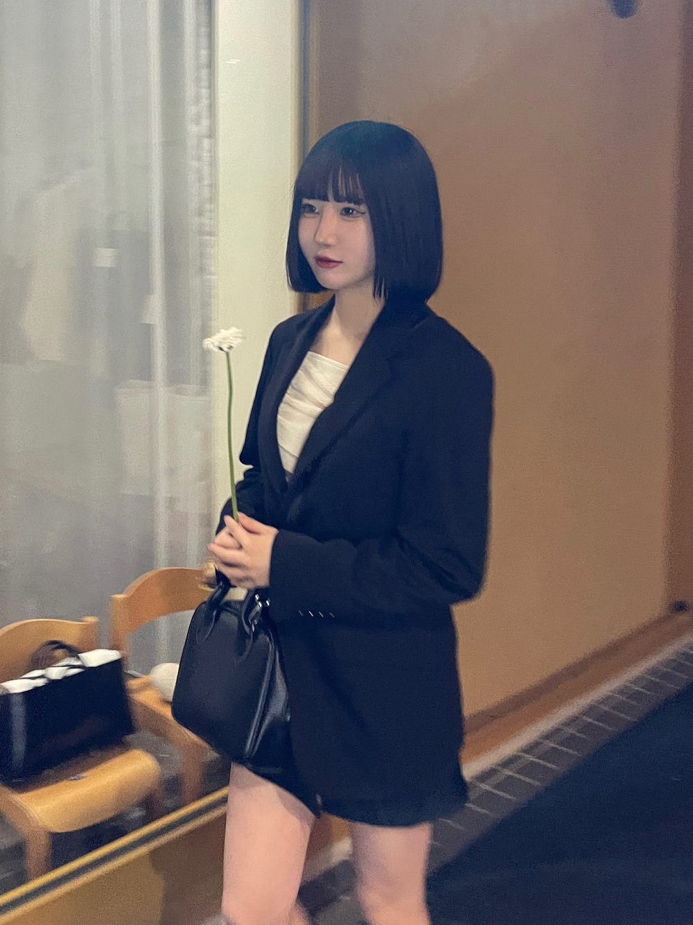 夏姫｜H&Mのテーラードジャケットを使った春コーディネート - WEAR