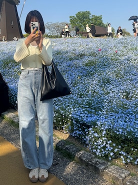 「one after another NICE CLAUP（ワンアフターアナザーナイスクラップ）のアイテム」を使った、ユウカさん（レディース・171cm）の春コーディネート