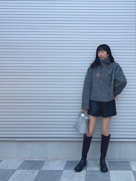 enaさん（レディース・162cm）の冬コーディネート