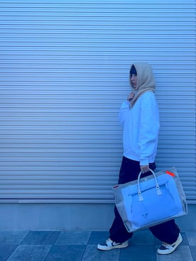 「Acne Studios（アクネストゥディオズ）のアイテム（スウェット）」を使った、enaさん（レディース・162cm）の秋コーディネート