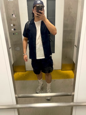 安藤直輝さん（メンズ・168cm）の夏コーディネート