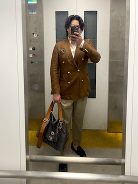 安藤直輝さん(メンズ・168cm)の夏コーディネート