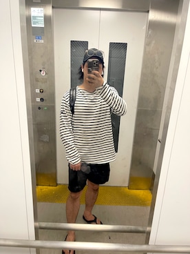 安藤直輝さん（メンズ・168cm）の夏コーディネート
