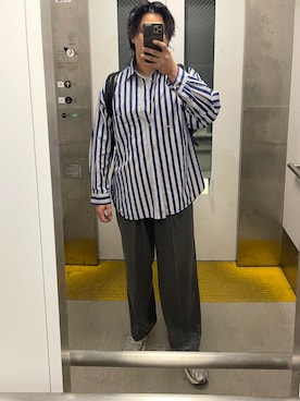 安藤直輝さん（メンズ・168cm）の夏コーディネート