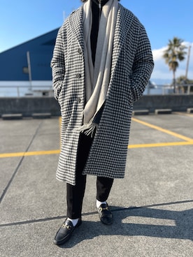 安藤直輝さん(メンズ・168cm)の冬コーディネート